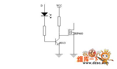 The FET switch pipe gate source voltage amplifier circuit