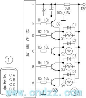 wireless remote control massor circuit