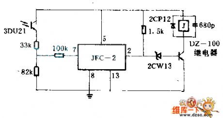 The light dependent control circuit
