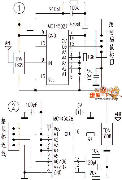 The working principle and circuit of the ultrasonic wave remote control lamp switch