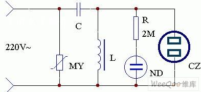 voltage and lightning protection circuit ... Circuit Diagram