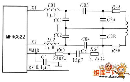 Matching circuit and signal receiving circuit diagram