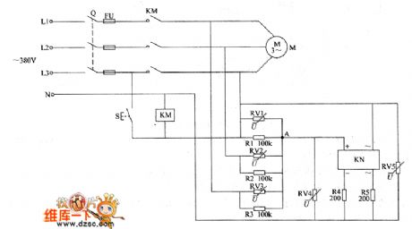 the circuit of the multifunctional protector for electric motor(4)
