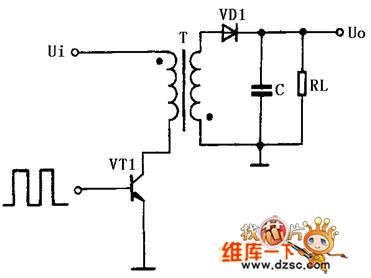 The single terminal flyback switch power supply circuit