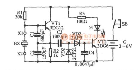 quartz crystal pick circuit