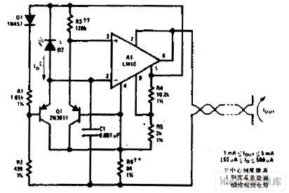 Logarithmic characteristic photosensitive circuit