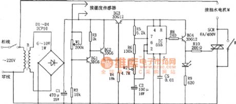 Automatic Timing Intermit Irrigation Control Circular Composed of 555