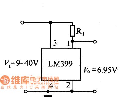 Typical application circuit of the reference voltage source