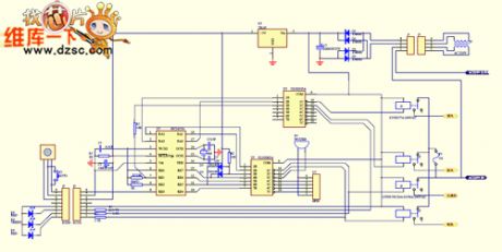 The air-conditioner mainboard and low-cost PIC16C54 circuit