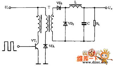 The single terminal forward switch power supply circuit