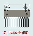 HA1377--the audio power amplifier circuit