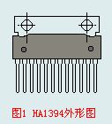 HA1394--The 6-8W dual audio power amplifier circuit