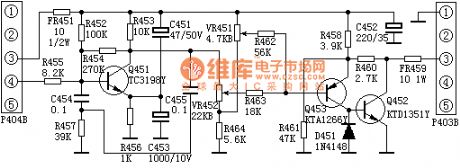 Color TV pincushion correction circuit diagram 8