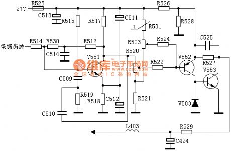 Color TV pincushion correction circuit diagram 5