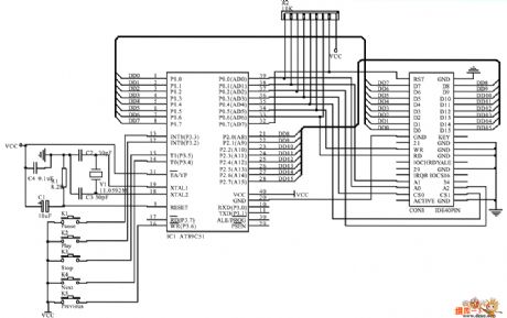 The CD-ROM connector principle circuit