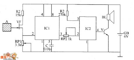 Hazardous area alarm circuit diagram 3