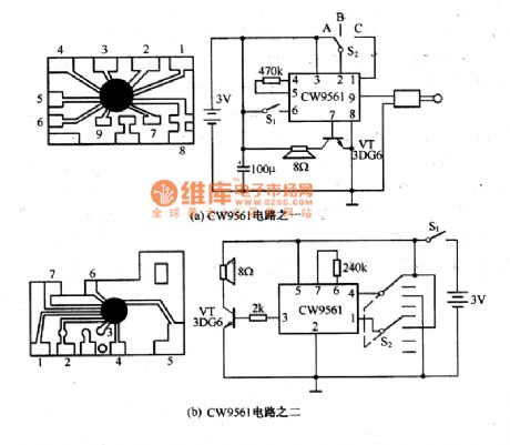 CW9561 Analog Sound Integrated Circuit