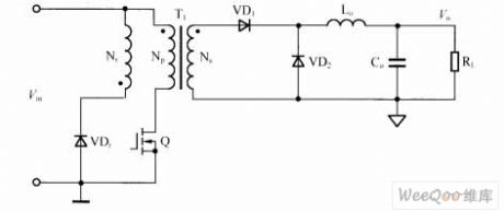 Single End Forward DC-DC Converter Circuit