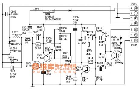 Color TV pincushion correction circuit diagram 3
