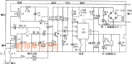 Multi-function integrated security device circuit diagram