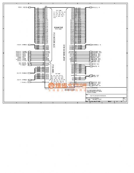 Computer Mainboard Circuit 440LX_09