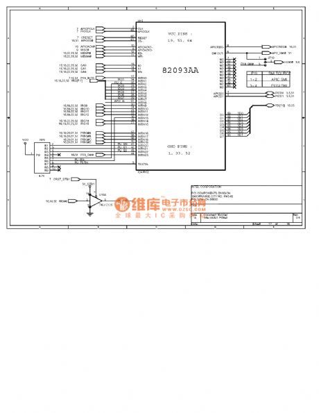 Computer Mainboard Circuit 440LX_17