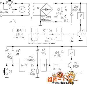 The color TV power supply controller circuit