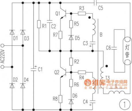 The saving lamp circuit diagram and maintenance