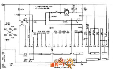 MF78 multimeter circuit diagram