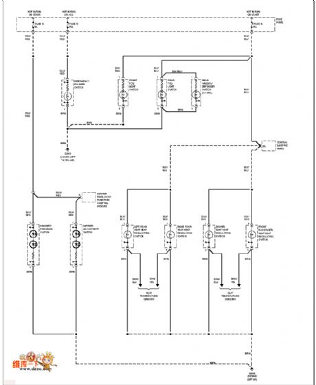 Audi gated light circuit