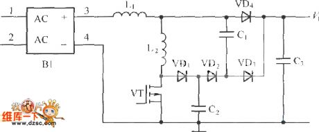 PFC lossless snubber main circuit