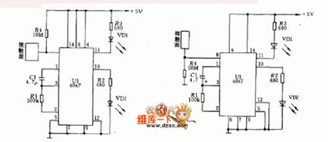 A touch switch circuit