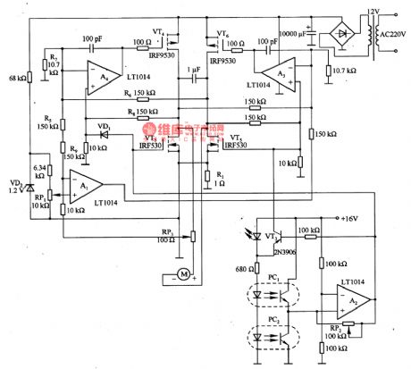 Motor Operation  Control Circuit of LT1014