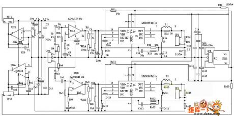 Negative feedback circuit of Pure dc current made by LM3886