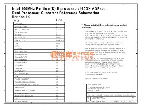 Computer Mainboard Circuit 440GX_01