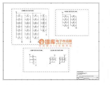 Computer Mainboard Circuit 440BX_36