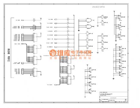 Computer Mainboard Circuit 440BX_35