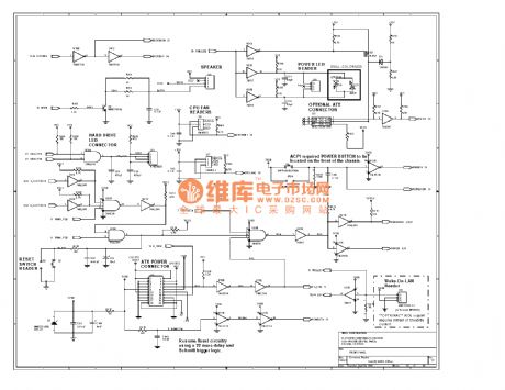 Computer Mainboard Circuit 440BX_32