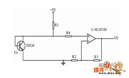 A low-cost but precise temperature test circuit