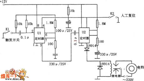 The time delay alarm circuit