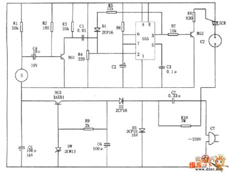 The sound control duty alarm circuit