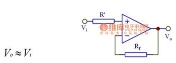 Voltage follower circuit diagram