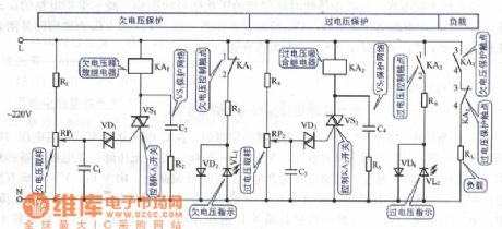 The transistor over/low-voltage protection circuit ...