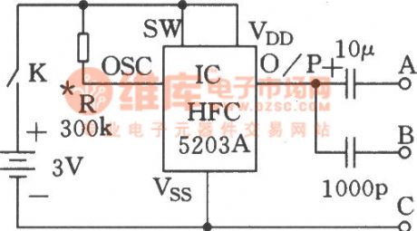 The audio signal generator of HFC5203A