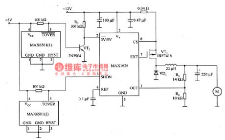 Fan Speed Control Circuit of MAX1626