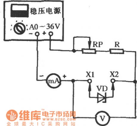 Thyristor Work Performance Quick Test Circuit Diagram