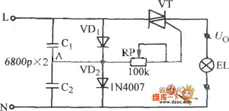 The simple mixed voltage regulated circuit