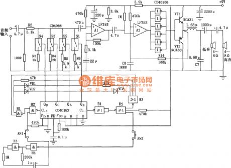 Quasi-digital amplifier circuit diagram