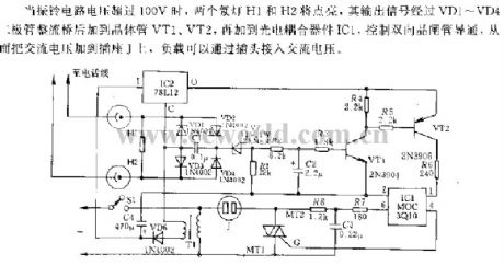 Long distance telephone ringing circuit