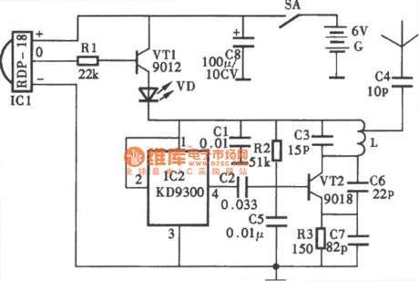 monitor of baby sleep state circuit